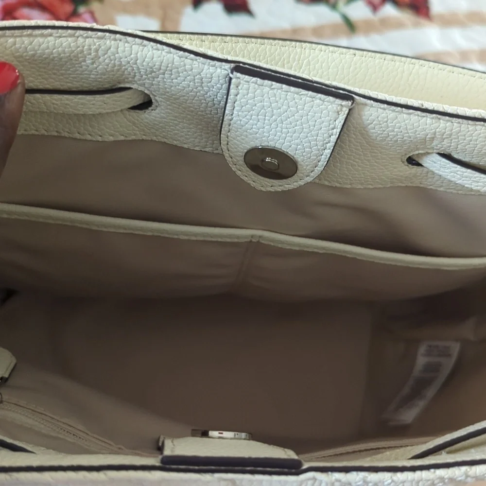 Lauren Ralph Debby Plaid Quilted Leather Shoulder Crossbody bag. - Picture 8 of 14